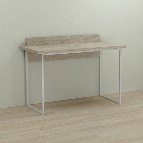 Письмовий стіл Ferrum-decor Скай 76x100x60 білий ДСП Дуб Сонома 32мм (FRD-101067) FRD-101067 фото