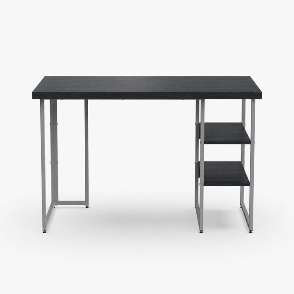 Стол письменный Кевин Ferrum-decor 75x100x60 Серый металл ДСП Каштан Арвадонна 32 мм (FRD-108086) FRD-108086 фото