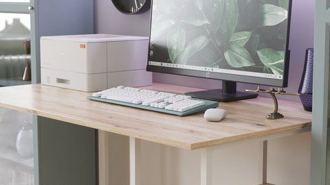 Письмовий стіл Ferrum-decor Кевін 75x100x70 білий ДСП Дуб Сан-Марино 16 мм (FRD-106844) FRD-106844 фото