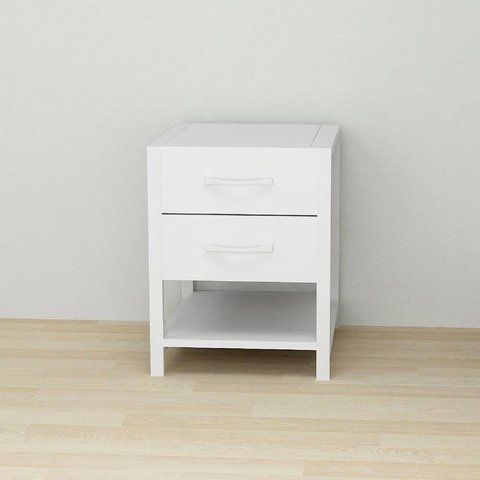 Тумба універсальна Ferrum-decor Вів'єн 2/1 50x41x40 білий ДСП Біле 16мм (FRD-104176) FRD-104176 фото