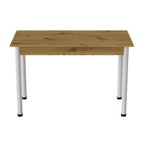 Стіл кухонний Ferrum-decor Беніта 75x120x80 Білий ДСП Дуб Артизан 16мм (FRD-105699) FRD-105699 фото