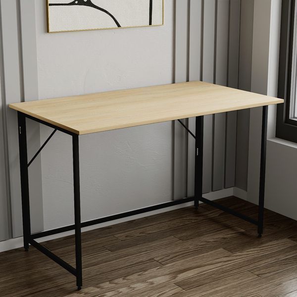 Стол раскладной Морис Ferrum-decor 750x1000x600 Черный металл ДСП Дуб Кремона Торро 16 мм (FRD-107496) FRD-107496 фото