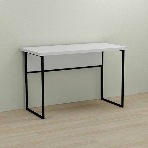 Письменный стол Ferrum-decor Коди 76x120x60 черный ДСП Белое 32мм (FRD-103746) FRD-103746 фото