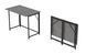 Стол трансформер раскладной Слай Ferrum-decor 75x90x50 Черный металл ДСП Бетон 16 мм (FRD-107347) FRD-107347 фото 2