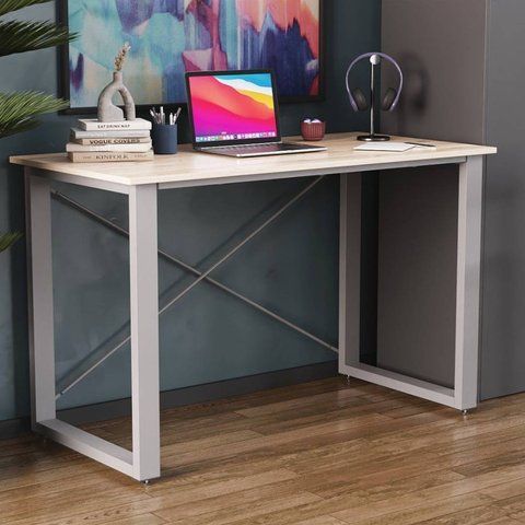 Письмовий стіл Ferrum-decor Драйв 750x1400x600 Сірий метал ДСП Дуб Сан-Марино 16 мм (FRD-103137) FRD-103137 фото