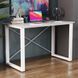 Письменный стол Ferrum-decor Драйв 750x1200x600 Белый металл ДСП Бетон 32 мм (FRD-103337) FRD-103337 фото 1