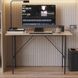 Стол письменный Line Тайм Ferrum-decor 750x1200x600 Черный металл ДСП Дуб Сан-Марино 16 мм (FRD-104886) FRD-104886 фото 1