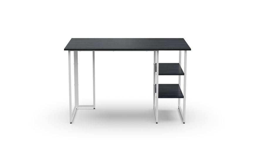 Стол письменный Кевин Ferrum-decor 75x100x70 Белый металл ДСП Каштан Арвадонна 16 мм (FRD-108100) FRD-108100 фото
