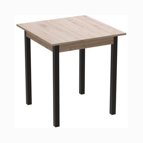 Стіл кухонний Ferrum-decor Дієго 75x80x80 Сірий ДСП Сан-Марино 16мм (FRD-105654) FRD-105654 фото