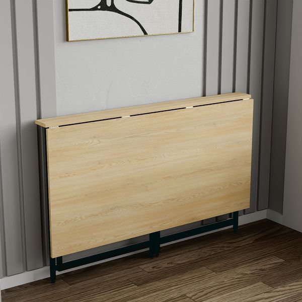 Розкладний стіл Моріс Ferrum-decor 750x900x500 Чорний метал ДСП Дуб Кремона Торро 16 мм (FRD-107501) FRD-107501 фото