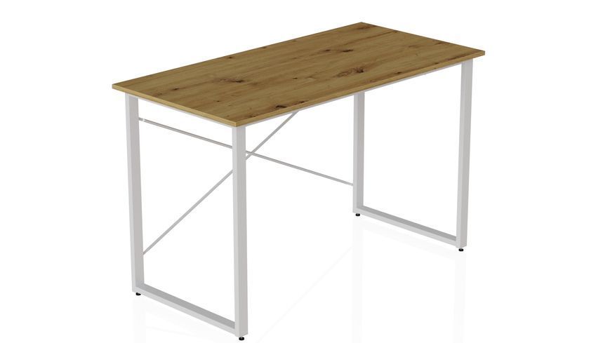 Компьютерный стол Ferrum-decor Дейв 75x140x60 белый ДСП Дуб Артизан 32мм (FRD-107050) FRD-107050 фото