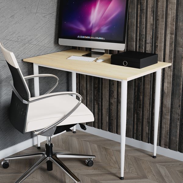 Універсальний стіл Prime Ferrum-decor 750x1200x600 Білий метал ДСП Дуб Кремона Торро 16 мм (FRD-107702) FRD-107702 фото
