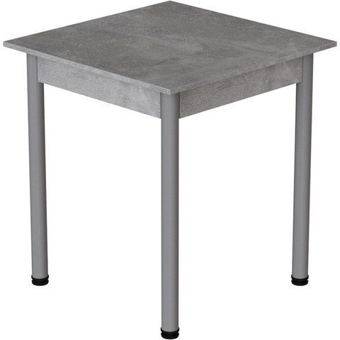 Стіл кухонний Ferrum-decor Агата 75x70x70 Сірий ДСП Бетон 16мм (FRD-105556) FRD-105556 фото