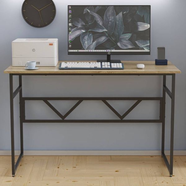 Письменный стол Ferrum-decor Раян 75x100x70 черный ДСП Дуб Сонома 16мм (FRD-103702) FRD-103702 фото