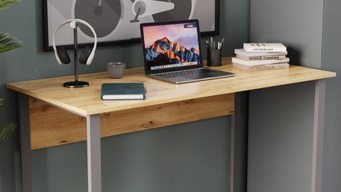 Комп'ютерний стіл Ferrum-decor Курт 75x120x70 сірий ДСП Дуб Артизан 16 мм (FRD-107153) FRD-107153 фото
