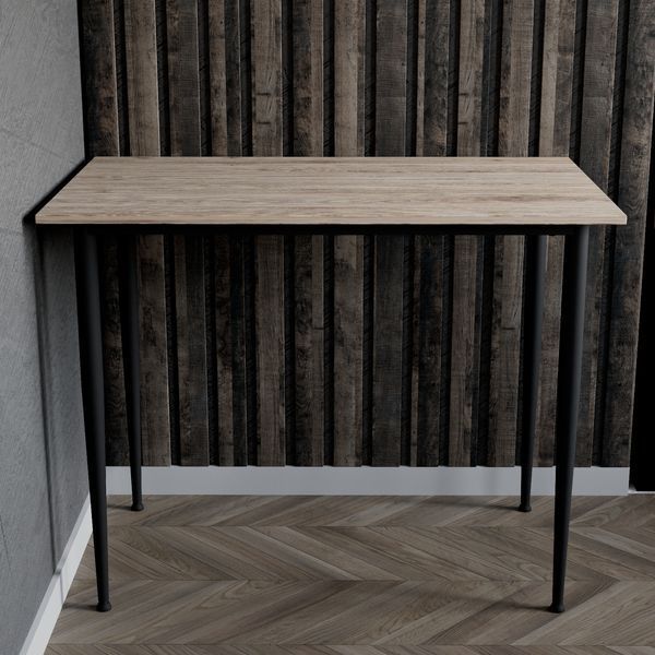 Універсальний стіл Prime Ferrum-decor 750x1000x700 Чорний метал ДСП Дуб Сан-Марино 16 мм (FRD-107654) FRD-107654 фото