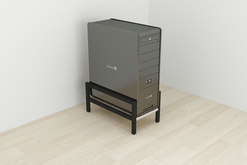 Підставка для системного блоку Ferrum-decor Нікі 21x24x45 Чорний ДСП Сан-Марино 16мм (FRD-105287) FRD-105287 фото