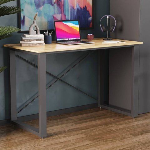 Письмовий стіл Ferrum-decor Драйв 750x1200x700 Чорний метал ДСП Дуб Артизан 16 мм (FRD-103176) FRD-103176 фото