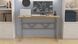 Компьютерный стол Ferrum-decor Раян 75x140x60 серый ДСП Дуб Артизан 32мм (FRD-107086) FRD-107086 фото 2