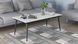 Стол трансформер журнальный Dandi Small Ferrum-decor 45x120 160)x60 Черный металл ДСП Белый 16 мм (FRD-106791) FRD-106791 фото 3