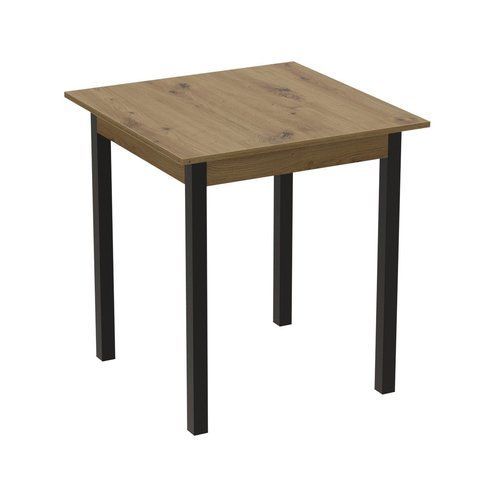Стіл кухонний Ferrum-decor Дієго 75x70x70 Чорний ДСП Дуб Артизан 16мм (FRD-105709) FRD-105709 фото