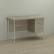 Письмовий стіл Ferrum-decor Гаррі 76x120x60 білий ДСП Дуб Сонома 32мм (FRD-104056) FRD-104056 фото 1