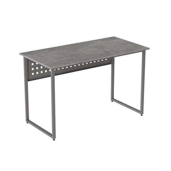 Стіл письмовий Майк Ferrum-decor 75x140x60 Сірий метал ДСП Бетон 16 мм (FRD-106521) FRD-106521 фото