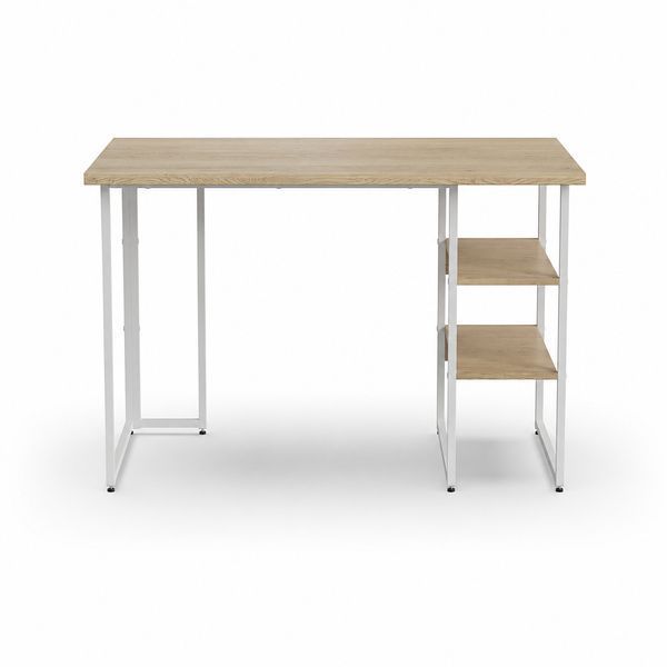 Стіл письмовий Кевін Ferrum-decor 75x100x60 Білий метал ДСП Дуб Кремона Торро 32 мм (FRD-108157) FRD-108157 фото