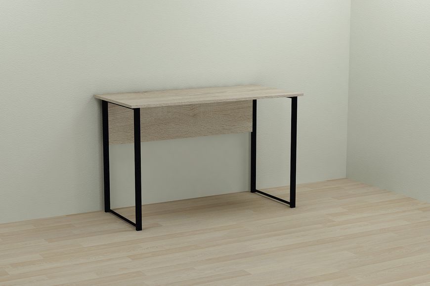 Письмовий стіл Ferrum-decor Курт 75x100x60 чорний ДСП Дуб Сонома 16мм (FRD-103907) FRD-103907 фото