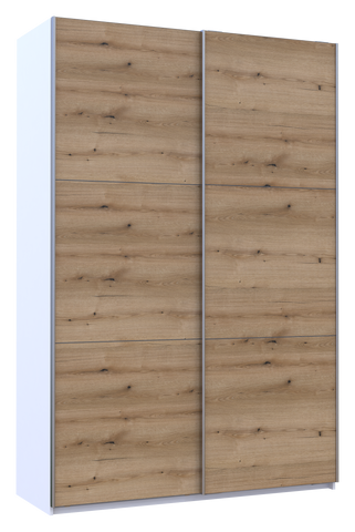 Шкаф-купе двухдверный Doros G-Caiser 160х60х240 см Белый/Дуб евок (DRS-011022) DRS-011022 фото