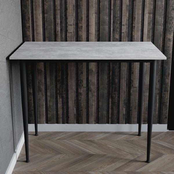 Універсальний стіл Prime Ferrum-decor 750x1000x700 Чорний метал ДСП Бетон 16 мм (FRD-107659) FRD-107659 фото
