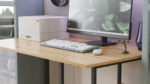 Комп'ютерний стіл Ferrum-decor Кевін 75x100x60 чорний ДСП Дуб Артизан 16 мм (FRD-107209) FRD-107209 фото