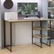 Письменный стол Ferrum-decor Кевин 75x140x60 черный ДСП Дуб Сонома 16мм (FRD-103810) FRD-103810 фото 1
