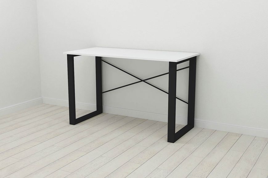 Письменный стол Ferrum-decor Драйв 750x1000x700 Черный металл ДСП Белое 16 мм (FRD-103150) FRD-103150 фото
