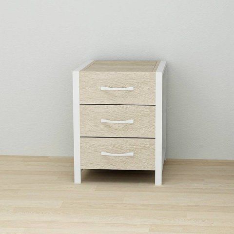 Тумба універсальна Ferrum-decor Вів'єн 3 50x41x40 білий ДСП Дуб Сонома 16мм (FRD-104193) FRD-104193 фото