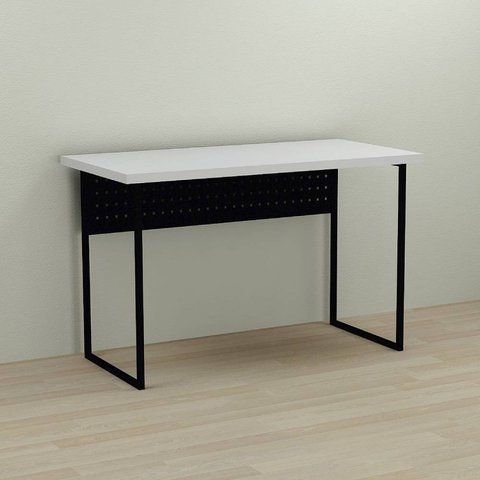 Письменный стол Ferrum-decor Майк 76x120x60 черный ДСП Белое 32мм (FRD-103862) FRD-103862 фото