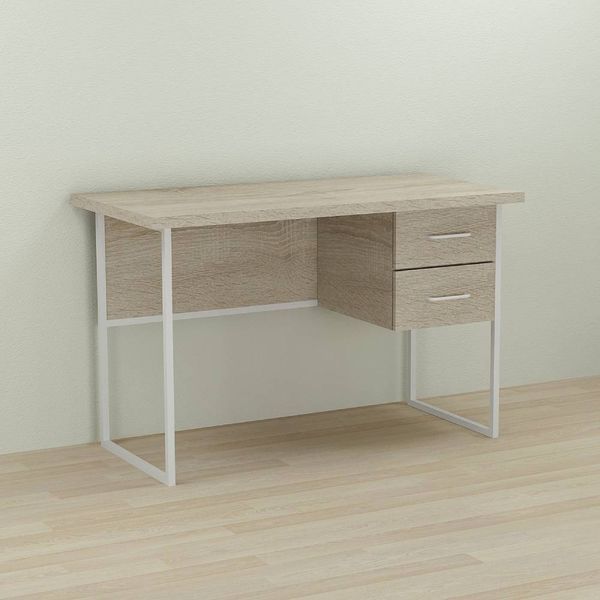Письмовий стіл Ferrum-decor Таккота 76x120x60 білий ДСП Дуб Сонома 32мм (FRD-102094) FRD-102094 фото