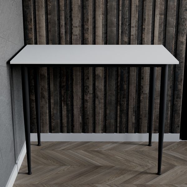 Універсальний стіл Prime Ferrum-decor 750x1200x700 Чорний метал ДСП Білий 16 мм (FRD-107663) FRD-107663 фото