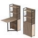 Стіл книжка з етажеркою Практик 2 Ferrum-decor 1555x640x990 Чорний метал ДСП Дуб Сан-Марино 16 мм (FRD-104626) FRD-104626 фото 1
