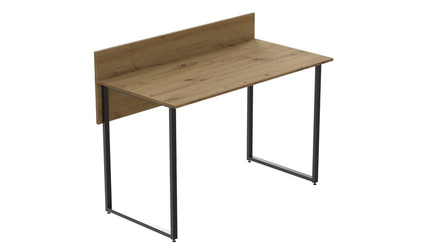 Компьютерный стол Ferrum-decor Скай 75x140x60 черный ДСП Дуб Артизан 16мм (FRD-106987) FRD-106987 фото