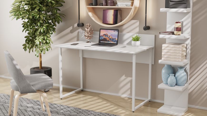 Письмовий стіл Ferrum-decor Скай 76x100x70 білий ДСП Біле 32мм (FRD-101096) FRD-101096 фото
