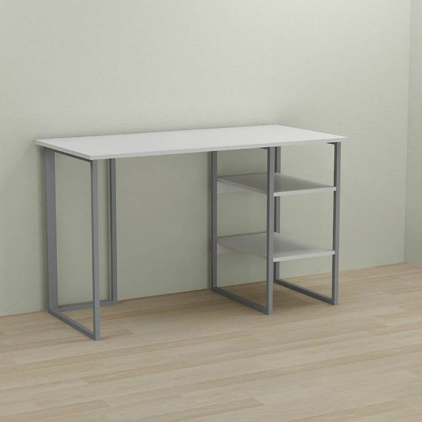 Письменный стол Ferrum-decor Кевин 75x120x70 серый ДСП Белое 16мм (FRD-101747) FRD-101747 фото