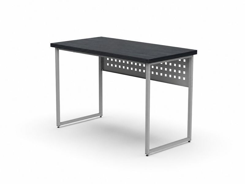 Стіл письмовий Майк Ferrum-decor 75x100x60 Сірий метал ДСП Каштан Арвадонна 32 мм (FRD-108266) FRD-108266 фото