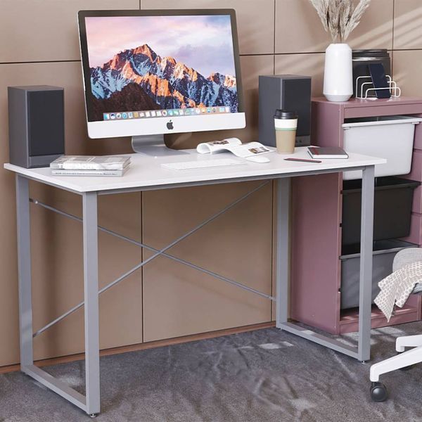 Письмовий стіл Ferrum-decor Дейв 75x120x70 сірий ДСП Біле 16мм (FRD-102398) FRD-102398 фото