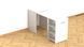 Стіл-тумба трансформер Смарт 1/2 Ferrum-decor 750x1450x600 ДСП Біле 16 мм (FRD-105074) FRD-105074 фото 3
