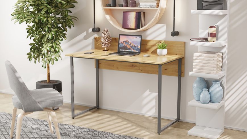 Комп'ютерний стіл Ferrum-decor Скай 75x100x60 сірий ДСП Дуб Артизан 32 мм (FRD-106966) FRD-106966 фото