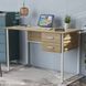 Письмовий стіл Ferrum-decor Таккота 75x140x60 білий ДСП Дуб Сонома 16мм (FRD-102099) FRD-102099 фото 1