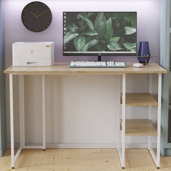 Письмовий стіл Ferrum-decor Кевін 75x120x60 білий ДСП Дуб Сонома 16мм (FRD-101250) FRD-101250 фото