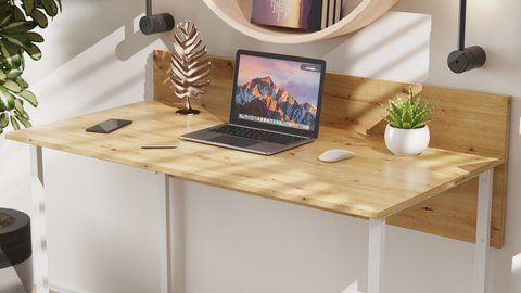 Комп'ютерний стіл Ferrum-decor Скай 75x100x70 білий ДСП Дуб Артизан 32 мм (FRD-106969) FRD-106969 фото