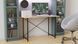 Стіл письмовий Line Лайт Ferrum-decor 750x1000x500 Чорний метал ДСП Дуб Сан-Марино 16 мм (FRD-104837) FRD-104837 фото 4